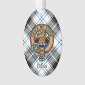 Clan Forbes Crest sur la robe Tartan (devant)