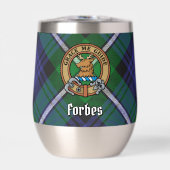 Clan Forbes Crest sur Tartan (Avant)