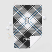 Clan Forbes Dress Tartan Golfhanddoek (Insitu)