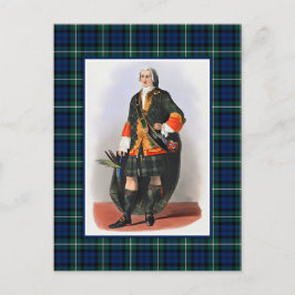 Clan Forbes  Illustratie Tartan Lijst Briefkaart