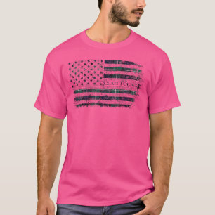 Clan Forbes Schotse tartan Amerikaanse vlag kilt S T-shirt