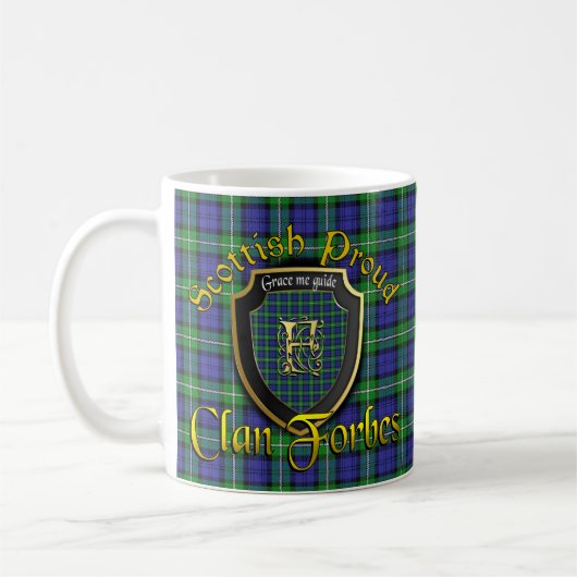 Clan Forbes Scottish Fier Cups Mugs (Gauche)