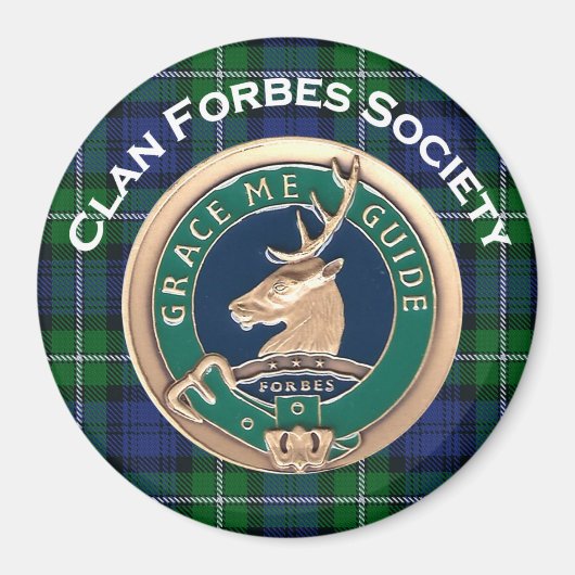 Clan Forbes Society 3" Magnet Magneet (Voorkant)