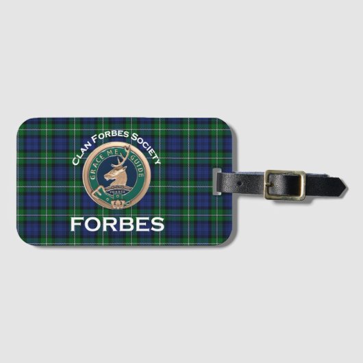 Clan Forbes Society Bagagelabel (Voorkant (horizontaal))