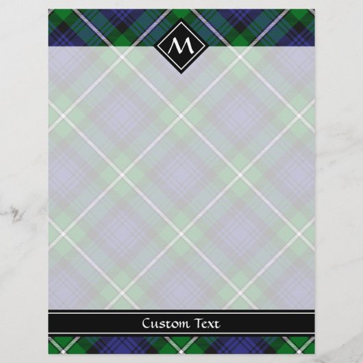 Clan Forbes Tartan Flyer (Achterkant)