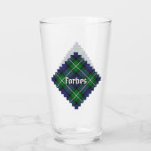 Clan Forbes Tartan Glas (Achterkant)