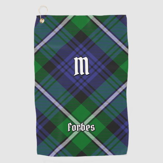 Clan Forbes Tartan Golfhanddoek (Voorkant)