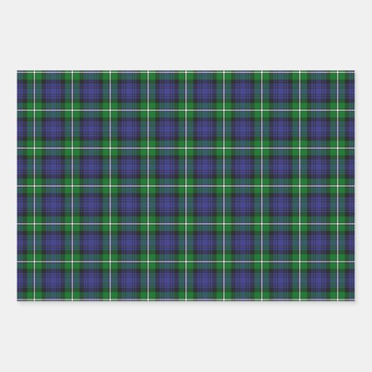 Clan Forbes Tartan Inpakpapier Vel (Voorkant)