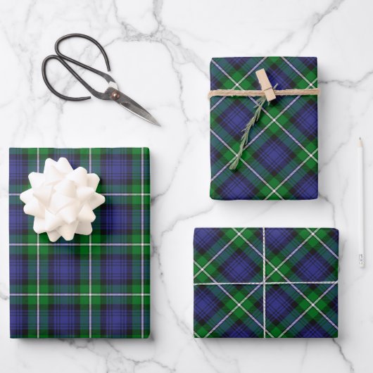 Clan Forbes Tartan Inpakpapier Vel (Voorkant)