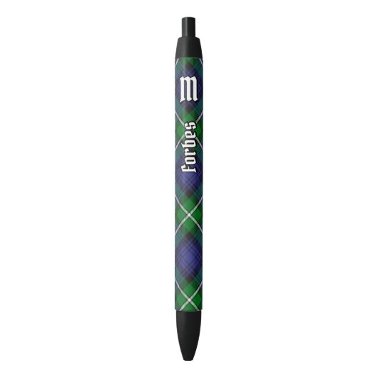 Clan Forbes Tartan Zwarte Inkt Pen (Voorkant Verticaal)