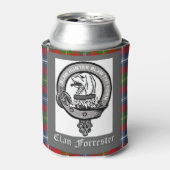 Clan Forrester Crest Blikjeskoeler (Blikje Voorkant)