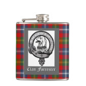 Clan Forrester Crest Heupfles (Voorkant)