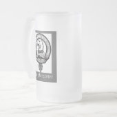 Clan Forrester Crest Matglas Bierpul (Voorkant links)