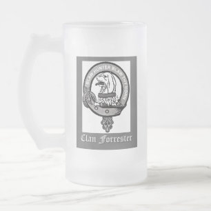 Clan Forrester Crest Matglas Bierpul