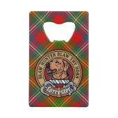 Clan Forrester Crest sur Tartan (Devant)
