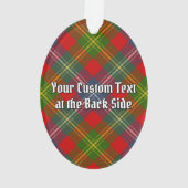 Clan Forrester Crest sur Tartan (dos)