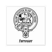 Clan Forrester Crest Zelfinktende Stempel (Design)