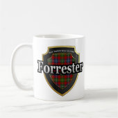 Clan Forrester Scottish Dynasty Tartan Mugs Cups (Gauche)