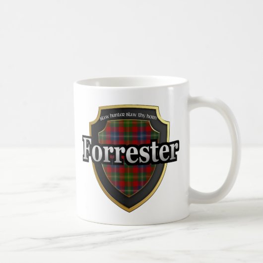 Clan Forrester Scottish Dynasty Tartan Mugs Cups (Droite)