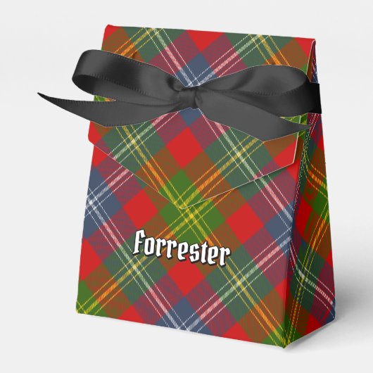 Clan Forrester Tartan Bedankdoosjes (Voorkant Zijde)