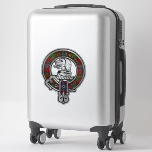 Clan Forrester Tartan Crest Sticker