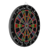 Clan Forrester Tartan Dartbord (Voorkant Links)
