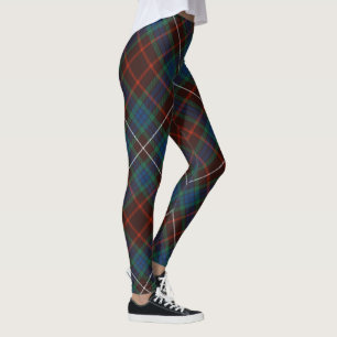 Clan Fraser Ancient Tartan - geroteerd Leggings