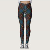 Clan Fraser Ancient Tartan - geroteerd Leggings (Voorkant)