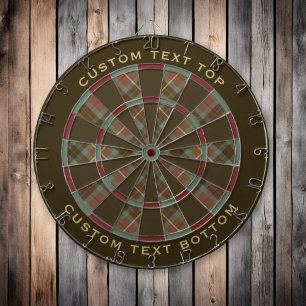 Clan Fraser Chasse Cible de flechettes Tartan Pati