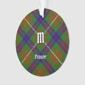 Clan Fraser Chasse Tartan Ornament (devant)