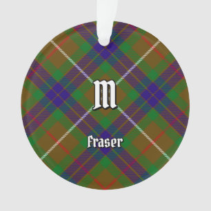Clan Fraser Chasse Tartan Ornament