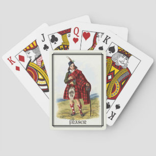 Clan Fraser Classic Scotland Pokerkaarten