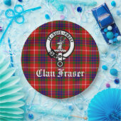 Clan Fraser Crest Badge  Papieren Bordje (Feest)