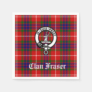 Clan Fraser Crest Badge  Servet