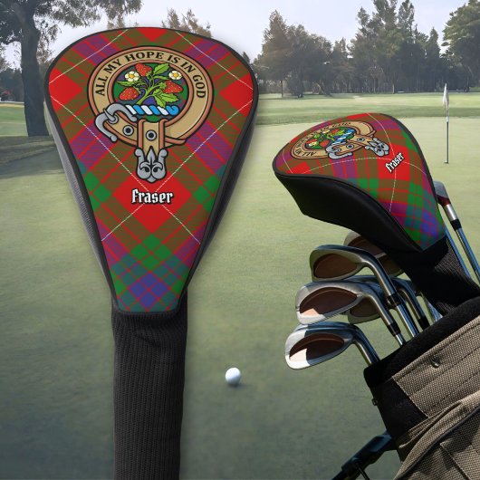 Clan Fraser Crest Golf Head Hoesje Golfheadcover