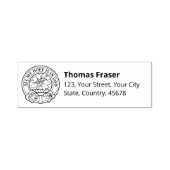 Clan Fraser Crest Self-Inking Stamp Zelfinktende Stempel (Design)