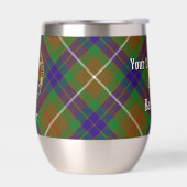 Clan Fraser Crest sur la chasse Tartan (Gauche)