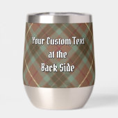 Clan Fraser Crest sur le tartare de chasse Patinée (Arrière)