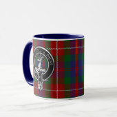 Clan Fraser de Lovat Crest & Tartan Mug (Devant gauche)