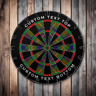 Clan Fraser Hunting Tartan Dart Board Dartbord