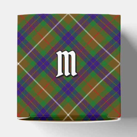 Clan Fraser Hunting Tartan Favor Box Bedankdoosjes (Bovenkant)