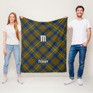 Clan Fraser Hunting Tartan Fleece Blanket Deken