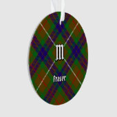 Clan Fraser Hunting Tartan Ornament (voorkant)
