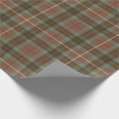 Clan Fraser Hunting Weathered Tartan Cadeaupapier (Hoek)