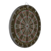 Clan Fraser Hunting Weathered Tartan Dart Board Dartbord (Voorkant Links)