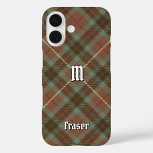 Clan Fraser Hunting Weathered Tartan Hoesje-Mate iPhone 16 Hoesje