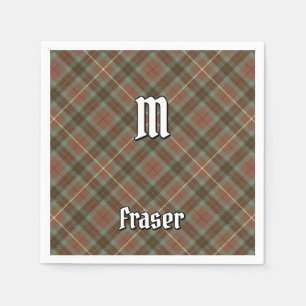 Clan Fraser Hunting Weathered Tartan Napkins Servet