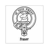 Clan Fraser of Lovat Crest Rubber Stamp Rubberstempel (Afrduk)