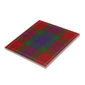 Clan Fraser Scottish Expressions Tartan Tegeltje (Zijkant)
