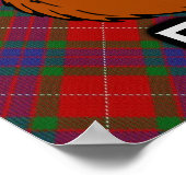 Clan Fraser Scottish Tartan Poster (Hoek)